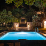 Imani Country House Pool at Night